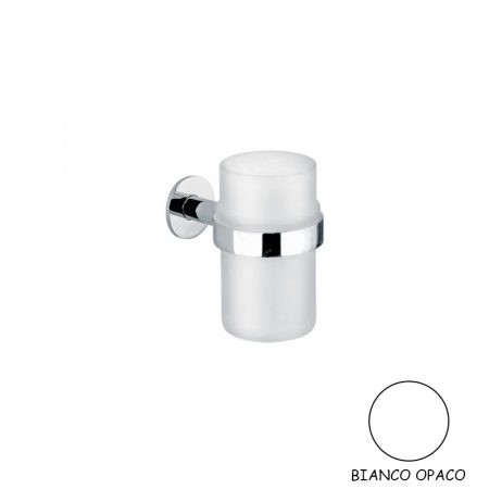 BICCHIERE TECNACOL C1706 VETRO TRASPARENTE/BIANCO OPACO