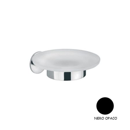 PORTA SAPONE TECNACOL C1708 VETRO/NERO OPACO