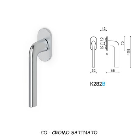 DK Olivari INTRO CROMO SATINATO