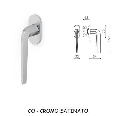 DK Olivari SIX CROMO SATINATO