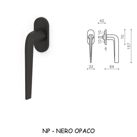 DK Olivari SIX NERO OPACO